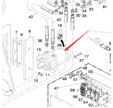 铣刨毂驱动马达修理包18253