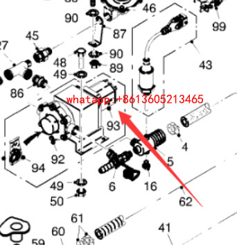 进口铣刨机洒水泵驱动马达154554