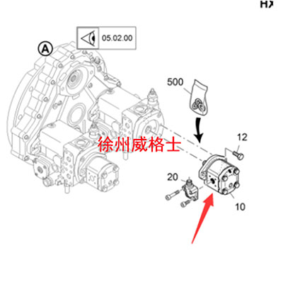 摊铺机转向齿轮泵零件号9628201000 摊铺机转向齿轮泵零件号9628201000