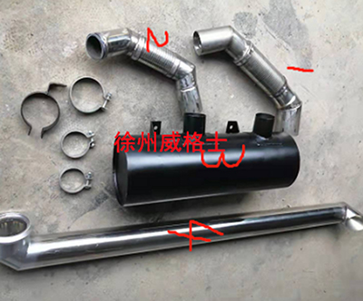 摊铺机消音器零件号2306225 摊铺机消音器零件号2306225