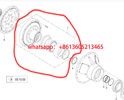 进口铣刨机离合器主芯2139393 进口铣刨机离合器主芯2139393